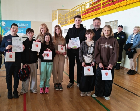 Gminny Turniej Bezpieczeństwa w Ruchu Drogowym.