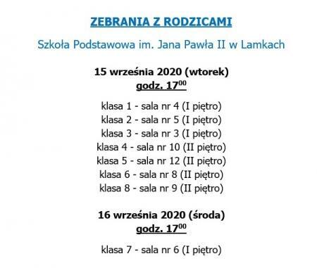 Zebrania z rodzicami