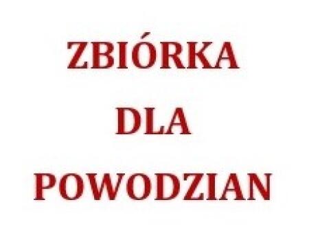 Zbiórka dla powodzian