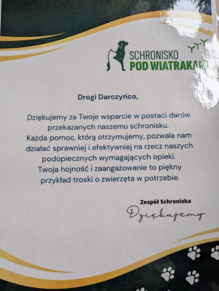 Pomoc dla czworonogów ze schroniska 