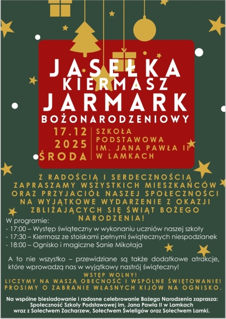JARMARK BOŻONARODZENIOWY 